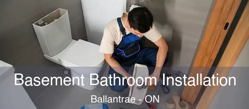Basement Bathroom Installation Ballantrae - ON