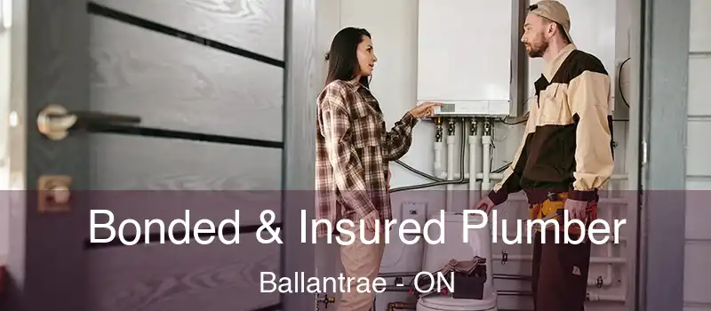 Bonded & Insured Plumber Ballantrae - ON