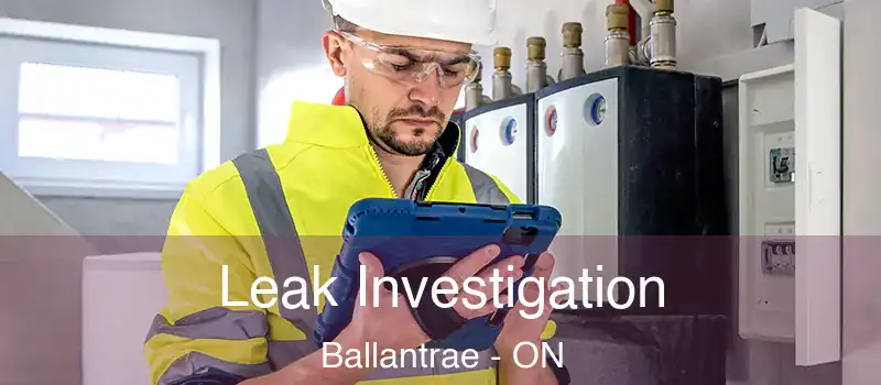  Leak Investigation Ballantrae - ON
