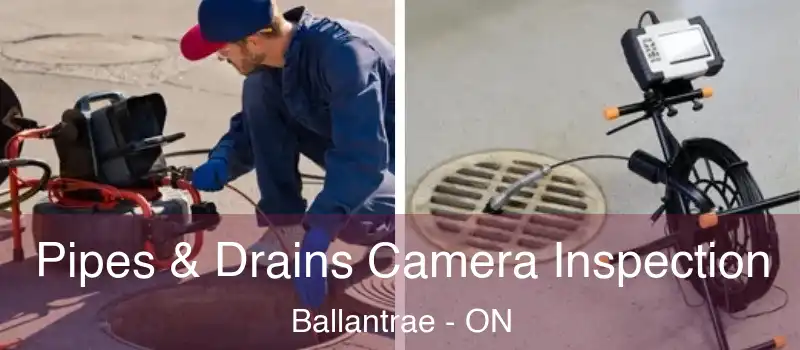 Pipes & Drains Camera Inspection Ballantrae - ON