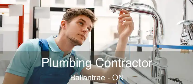 Plumbing Contractor Ballantrae - ON