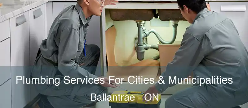  Plumbing Services For Cities & Municipalities Ballantrae - ON