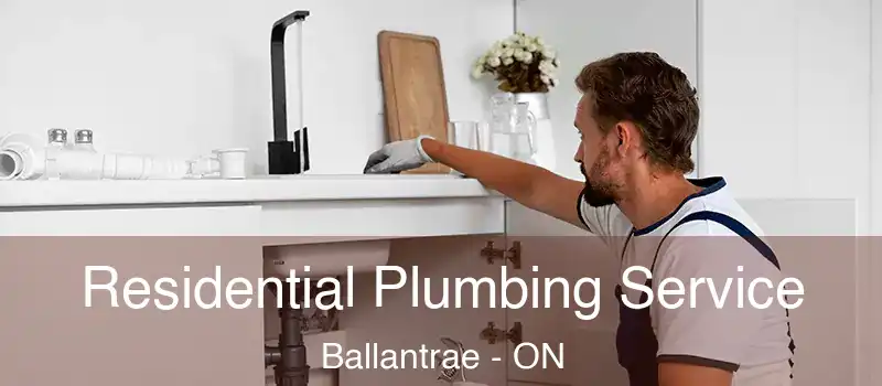 Residential Plumbing Service Ballantrae - ON