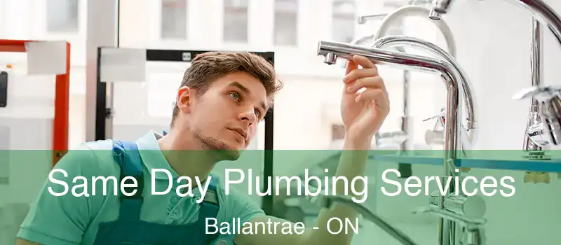 Same Day Plumbing Services Ballantrae - ON